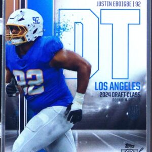 2024 Topps Signature Class Justin Eboigbe Bronze RC #139 Chargers