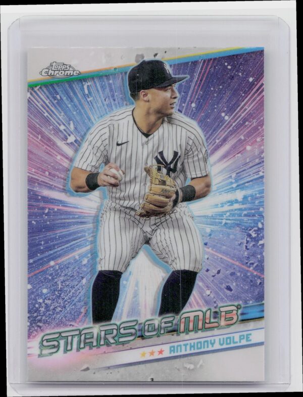 2024 Topps Update Anthony Volpe #CSMLB-76 Yankees Stars of MLB Chrome