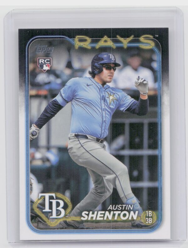 2024 Topps Update Austin Shenton RC #US275 Rays