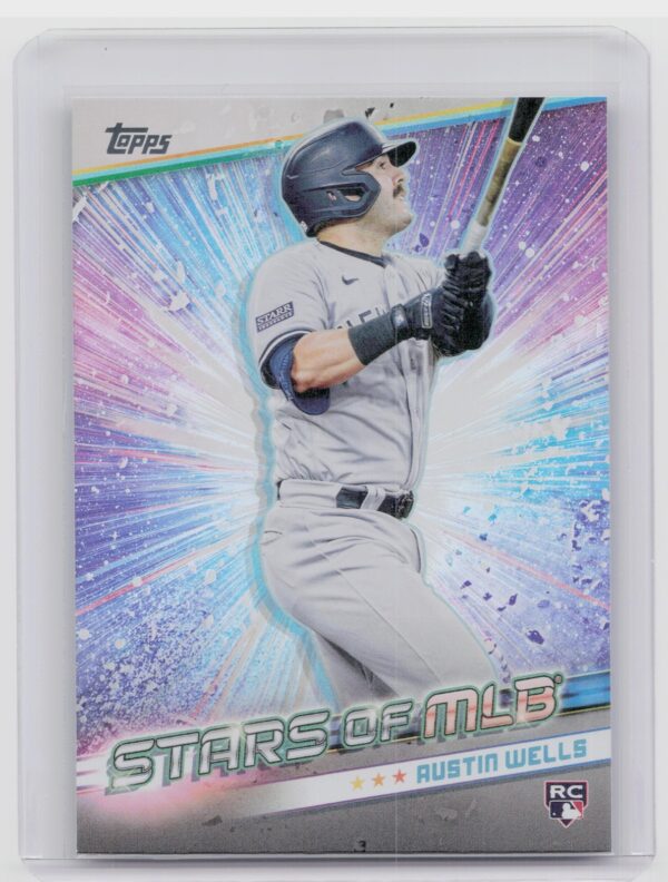 2024 Topps Update Austin Wells #SMLB-77 Yankees Stars of MLB