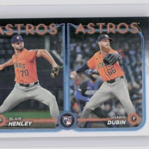 2024 Topps Update Blair Henley  / Shawn Dubin RC #US252 Astros
