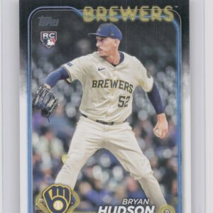 2024 Topps Update Bryan Hudson RC #US105 Brewers