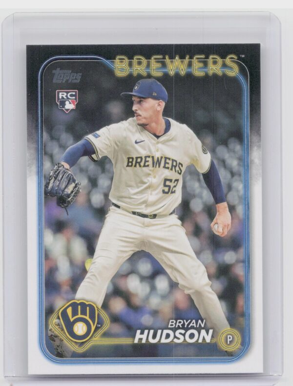 2024 Topps Update Bryan Hudson RC #US105 Brewers