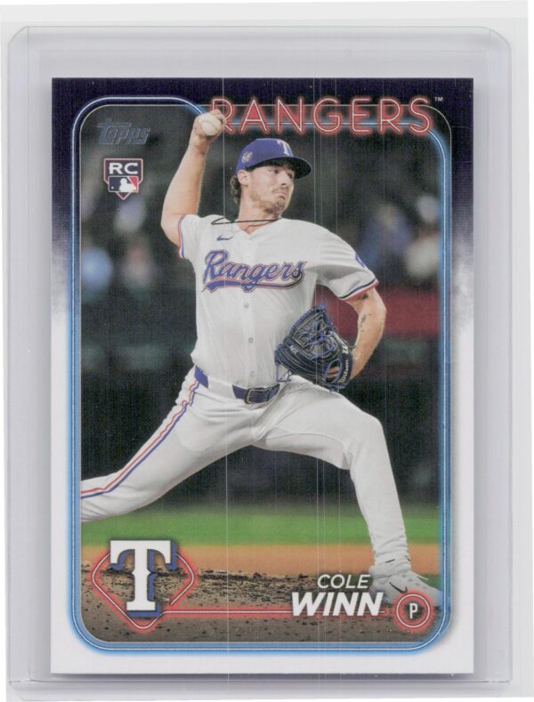 2024 Topps Update Cole Winn RC #US109 Rangers