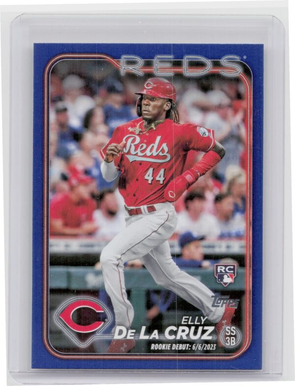 2024 Topps Update Elly de la Cruz Royal Blue #US350 Reds