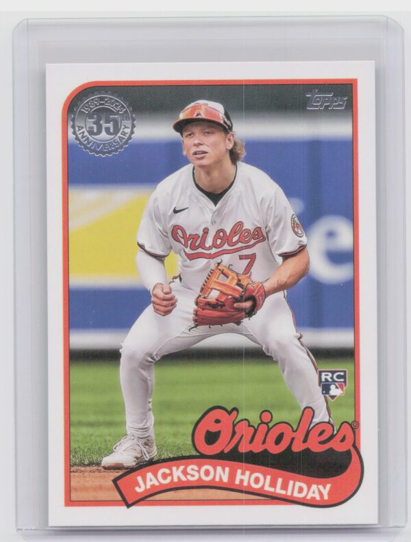 2024 Topps Update Jackson Holliday #89US-38 Orioles 1989 Topps Baseball 35th Ann
