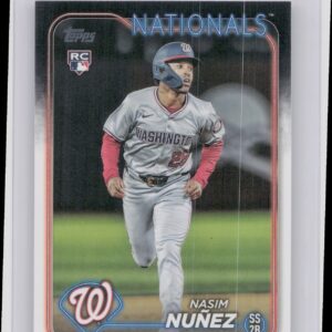 2024 Topps Update Nasim Nunez RC #US267 Nationals