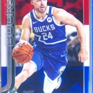 2025-26 Topps Chrome Pat Connaughton Red White and Blue Refractor #190 Bucks