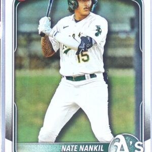 2025 Bowman Nate Nankil #BP-102 Athletics Prospects
