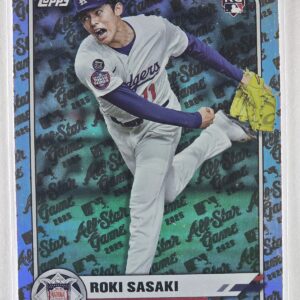 2025 Topps All-Star Game Atlanta Roki Sasaki LA Dodgers All Star Foil RC