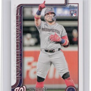 2025 Topps Andres Chaparro RC #167 Nationals
