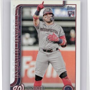 2025 Topps Andres Chaparro Rainbow Foil #167 Nationals