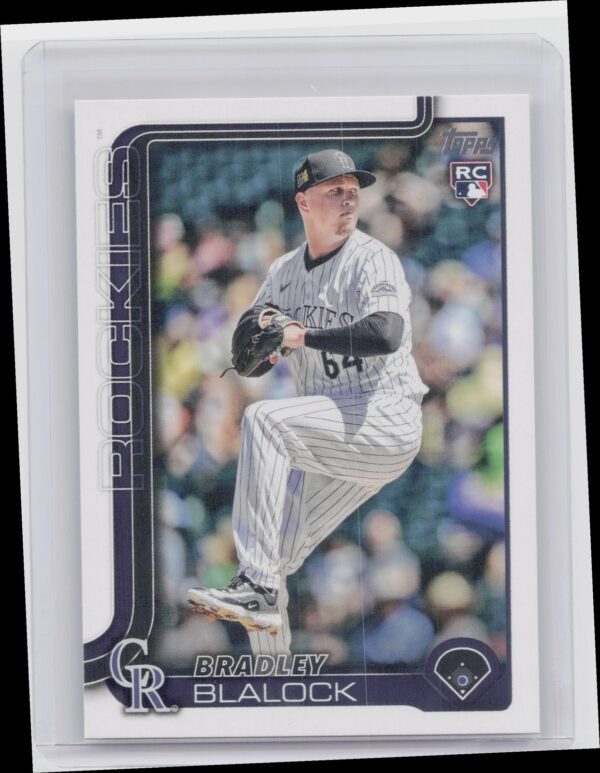 2025 Topps Bradley Blalock RC #161 Rockies