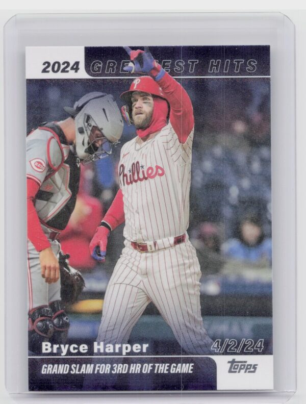 2025 Topps Bryce Harper #GH-3 Phillies 2024 Greatest Hits