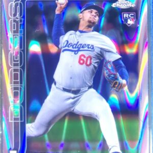 2025 Topps Chrome Edgardo Henriquez Raywave Refractors RC #71 Dodgers