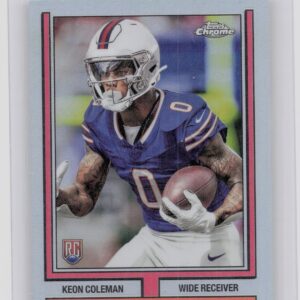 2025 Topps Chrome Keon Coleman 1974 throwback 74TF-6 Bills