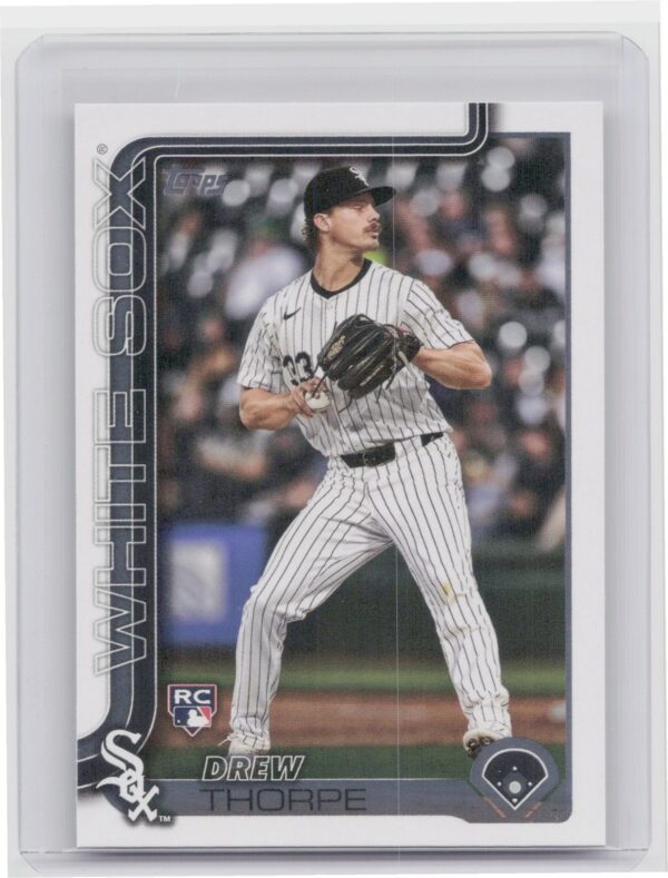 2025 Topps Drew Thorpe RC #320 Sox