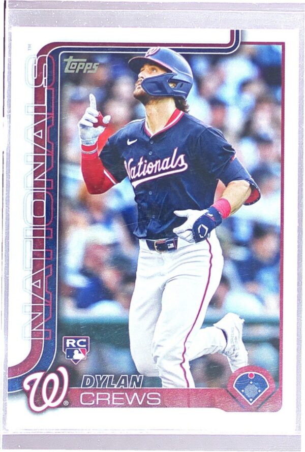 2025 Topps Dylan Crews RC #74 Nationals