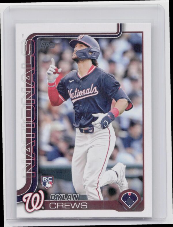 2025 Topps Dylan Crews RC #74 Nationals