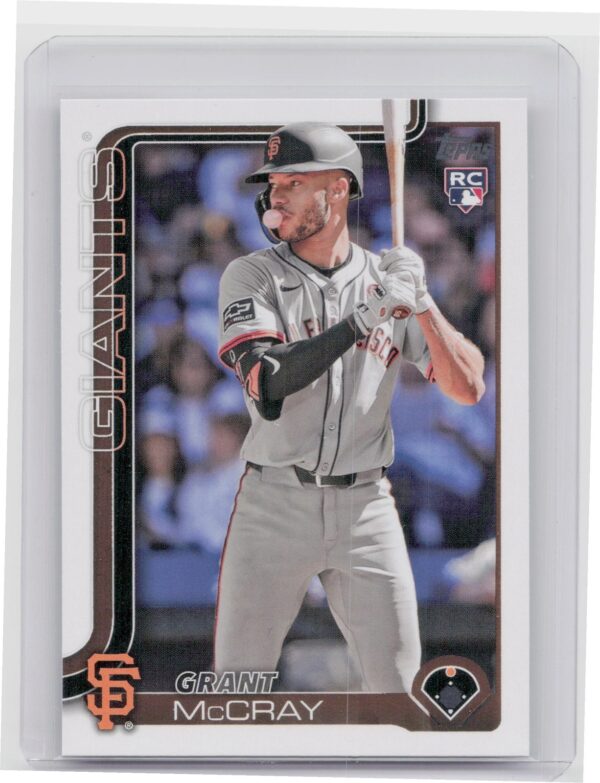 2025 Topps Grant McCray RC #213 Giants