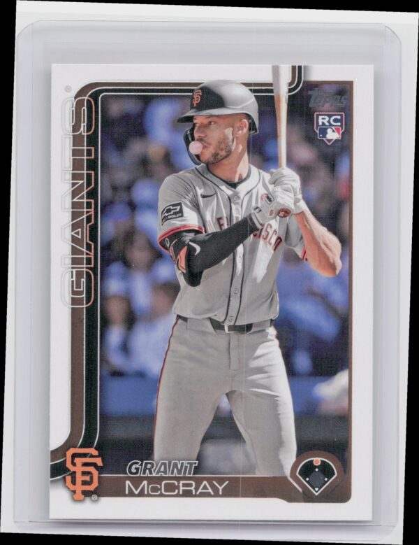 2025 Topps Grant McCray RC #213 Giants