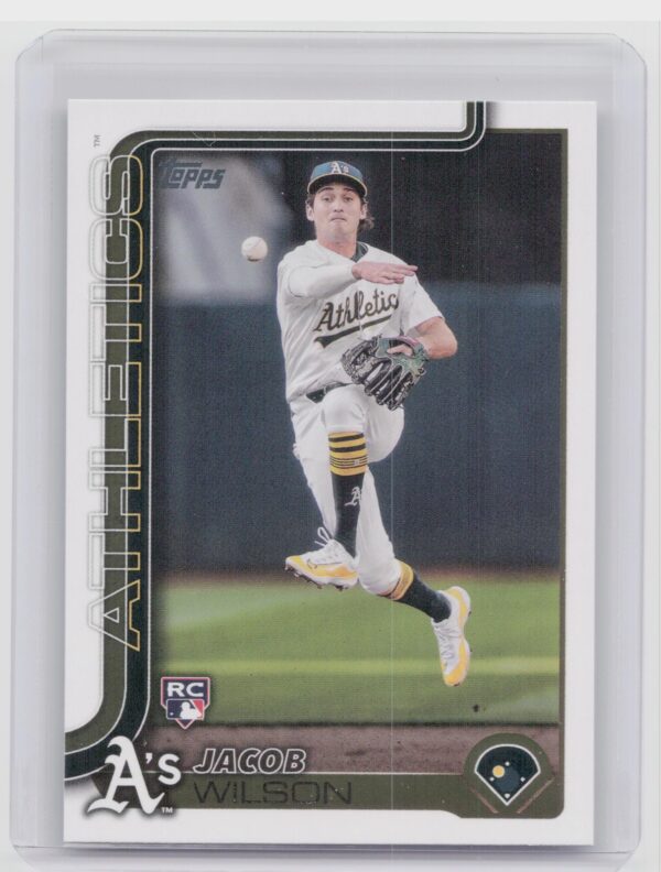 2025 Topps Jacob Wilson RC RC #314 Athletics