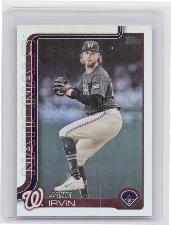 2025 Topps Jake Irvin Rainbow Foil #197 Nationals