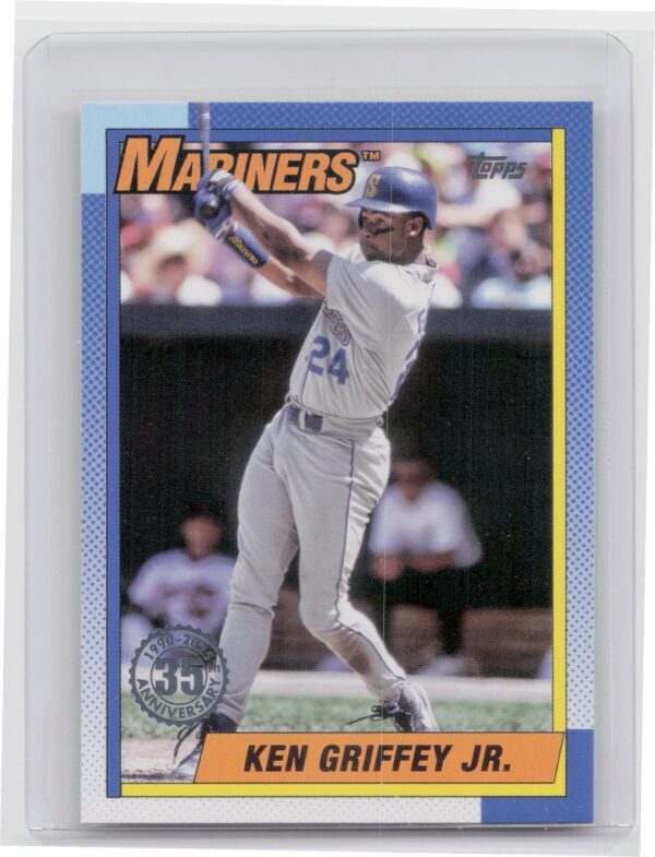 2025 Topps Ken Griffey Jr. #T90-76 Mariners 1990 Topps Baseball 35th Anniversary