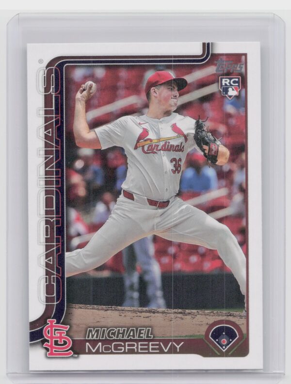 2025 Topps Michael McGreevy RC #193 Cardinals