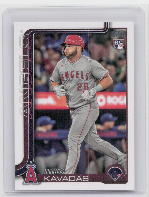 2025 Topps Niko Kavadas RC #278 Angels