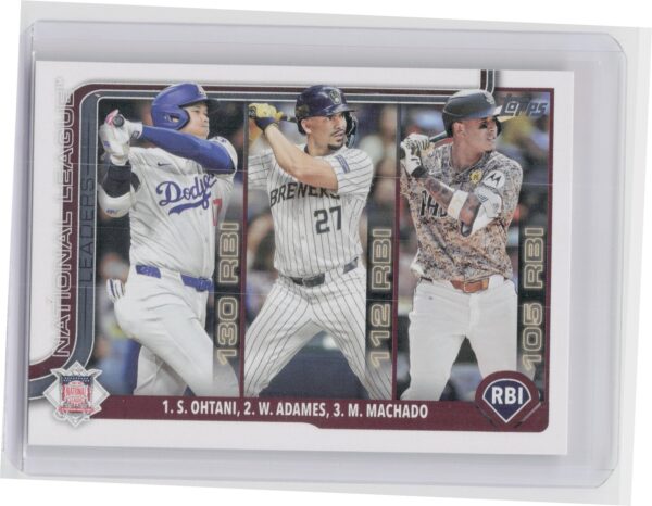 2025 Topps Ohtani, Adames, Machado National League RBI Leaders #86