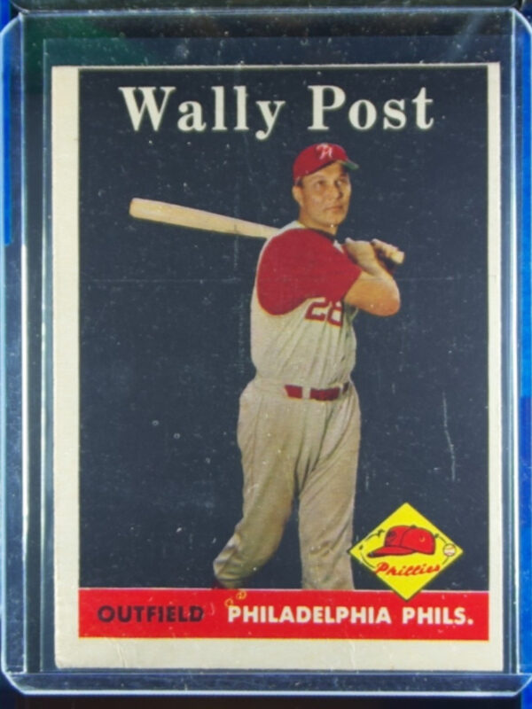 1958 Topps Wally Post #387 Phillies