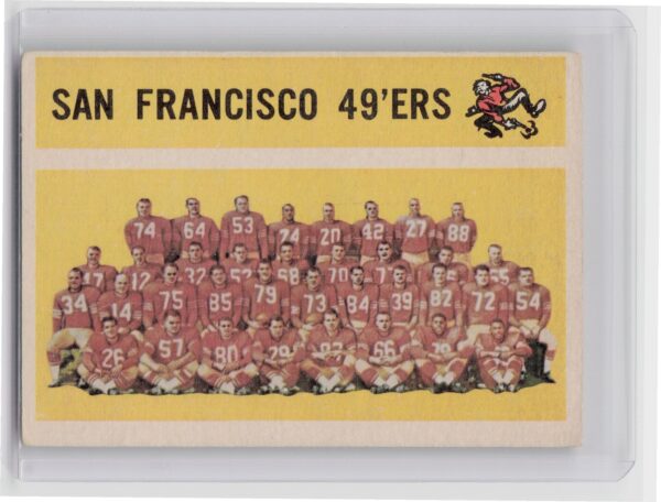 1960 Topps San Francisco 49ers #122 49ers