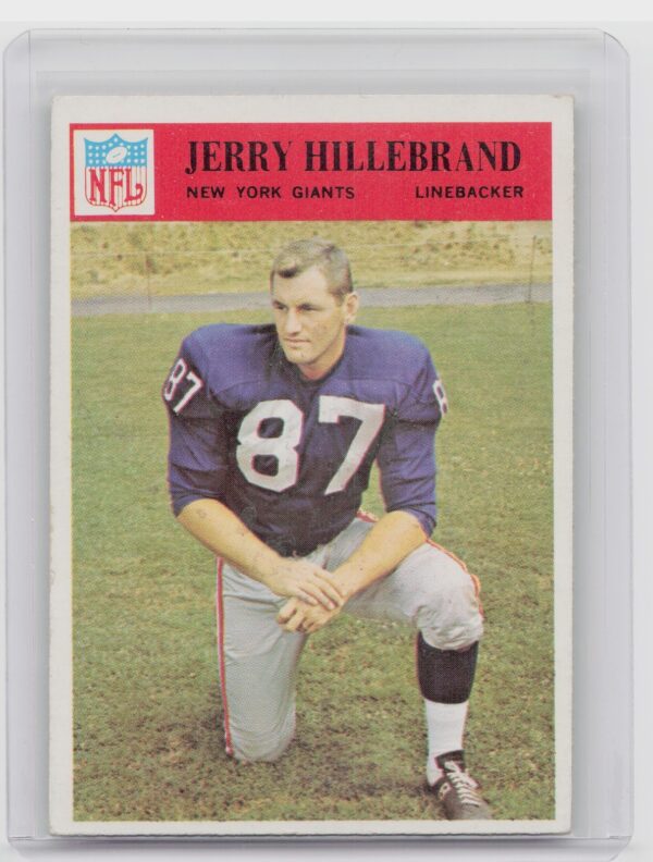 1966 Philadelphia Jerry Hillebrand #123 Giants