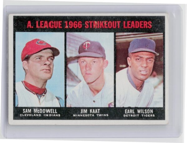 1967 Topps Sam McDowell / Jim Kaat / Earl Wilson #237 Tigers