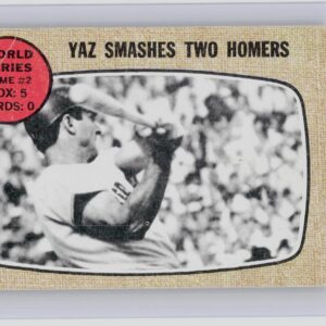 1968 Topps Yaz Smashes Two Homers #152 Sox
