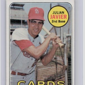 1969 Topps Julian Javier #497 Cardinals