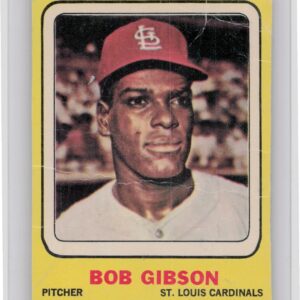 1969 Transogram Statues Cards Bob Gibson #NNO Cardinals RARE