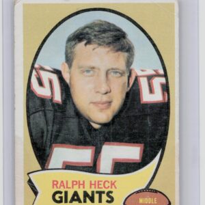 1970 Topps Ralph Heck #127 Giants