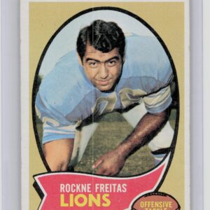 1970 Topps Rockne Freitas RC #96 Lions