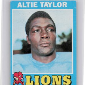 1971 Topps Altie Taylor RC #62 Lions
