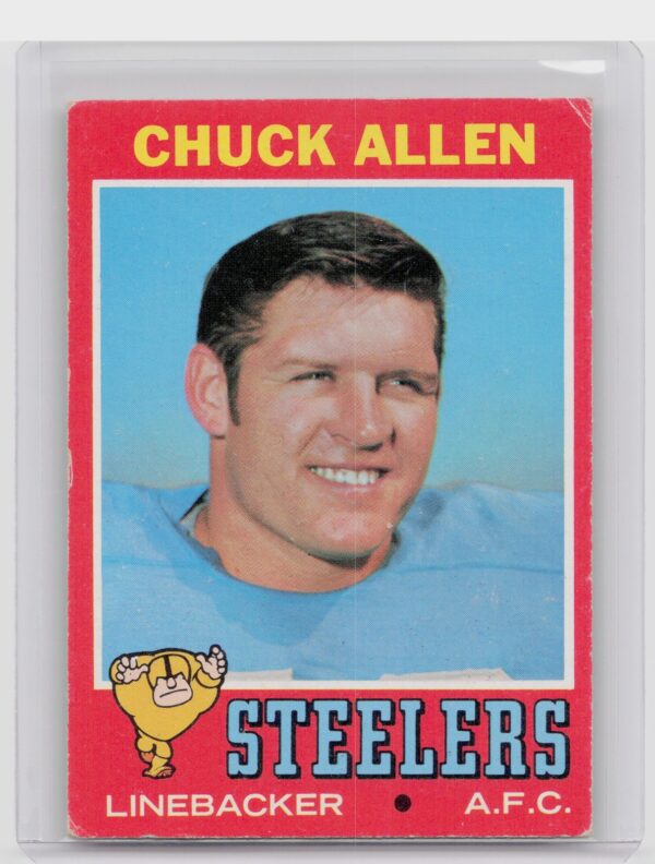 1971 Topps Chuck Allen #6 Steelers