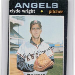 1971 Topps Clyde Wright #240 Angels