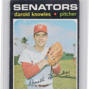 1971 Topps Darold Knowles #261 Senators