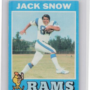 1971 Topps Jack Snow #44 Rams
