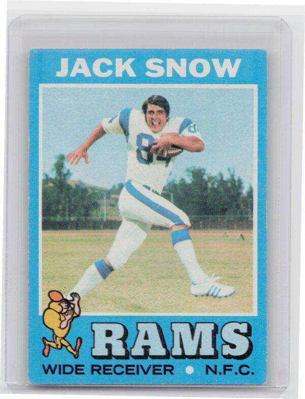 1971 Topps Jack Snow #44 Rams