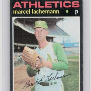 1971 Topps Marcel Lachemann RC #84 Athletics