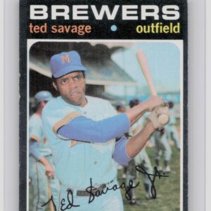 1971 Topps Ted Savage #76 Brewers