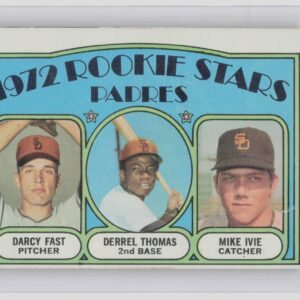 1972 Topps Padres 1972 Rookie Stars (Darcy Fast / Derrel Thomas / Mike Ivie) RC