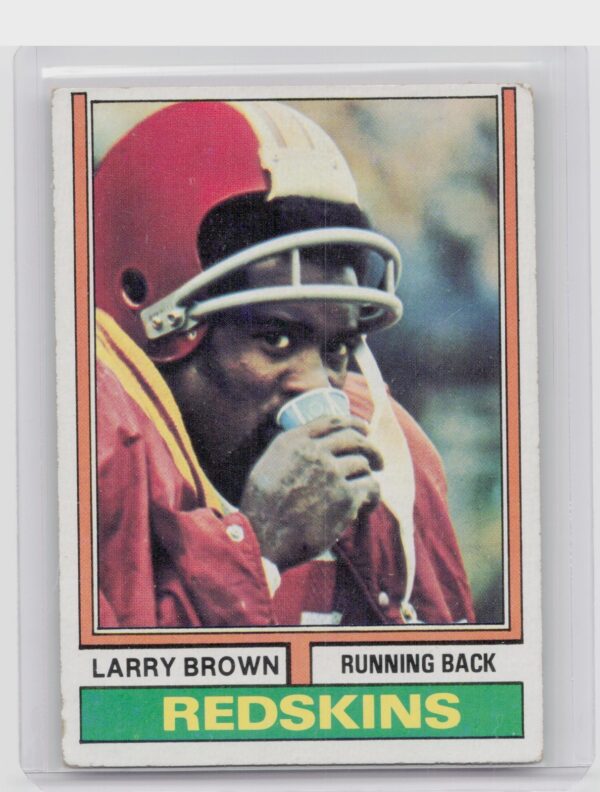 1974 Topps Larry Brown #260 Redskins